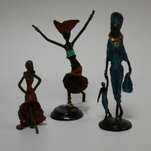 c) beelden brons Burkina Faso  €39,50 en €47,50