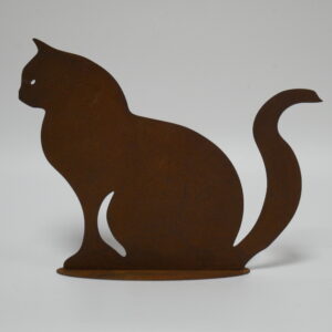 a1)  poes eco-roest    zittend h. 25cm