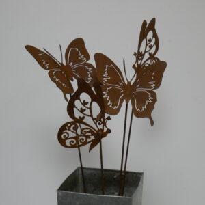 a6) tuinsteker vlinder eco-roest €13,95 en €15,50