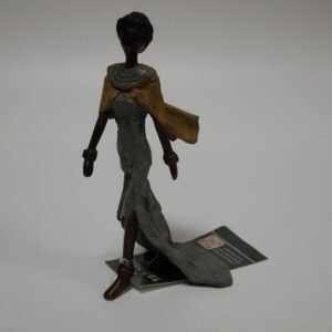 a4) beeld brons.  hoogte 15cm