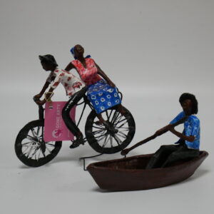 a1) fiets en een bootje  -  Zimbabwe