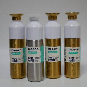 a1) dopper steel gold en silver 490ml