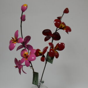 b1) metalen bloem scrapmetal h. 60cm