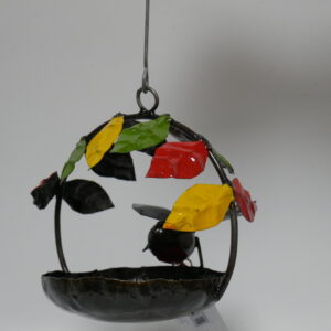 a5) waterbak met vogel - scrapmetal